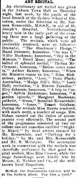 Cumberland Argus, April 12 1924.