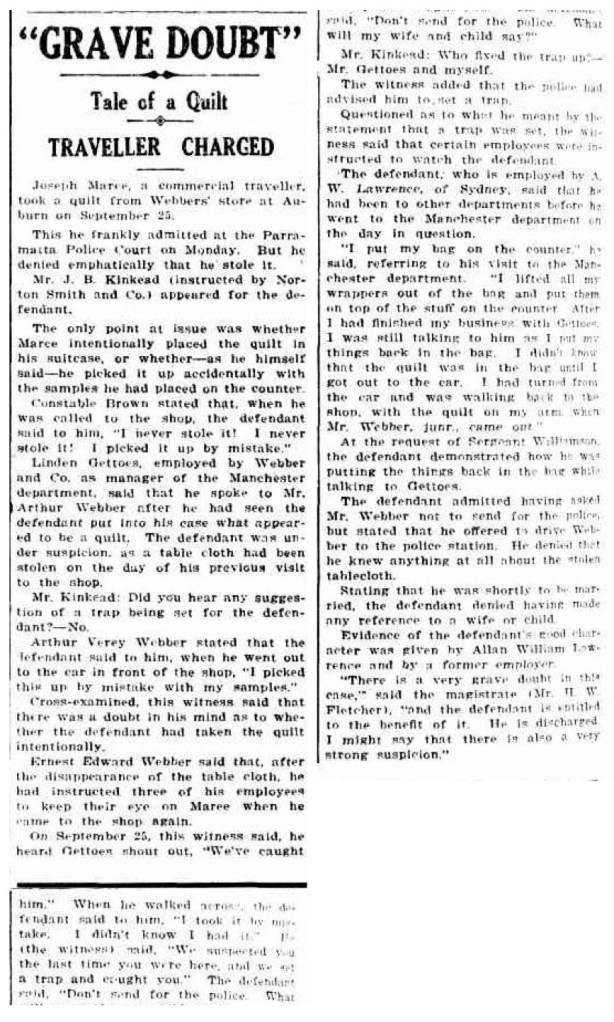 Cumberland Argus, October 3 1929.