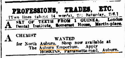 SMH, November 11 1922.