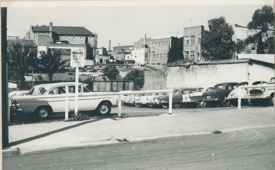 Cross St Car Park in happier times, 1976. Image courtesy Hurstville Council