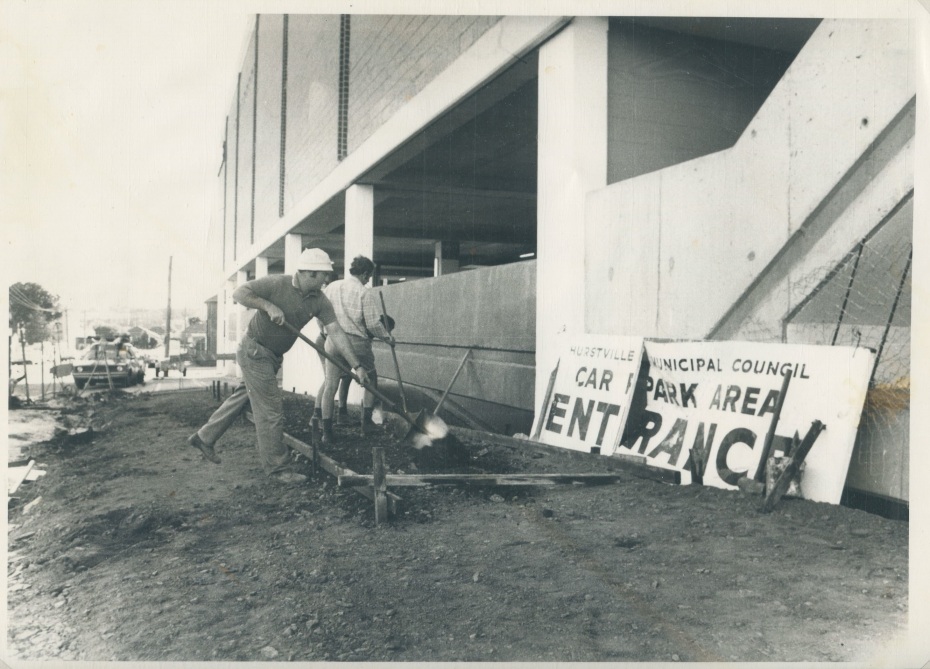 Keeping the sign around was a sick touch, 1978. Image courtesy Hurstville Council