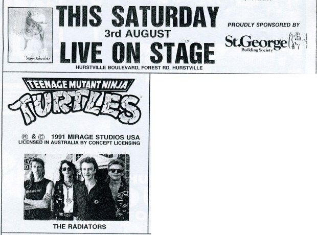 Gimme shred, baby. Leader, August 1 1991