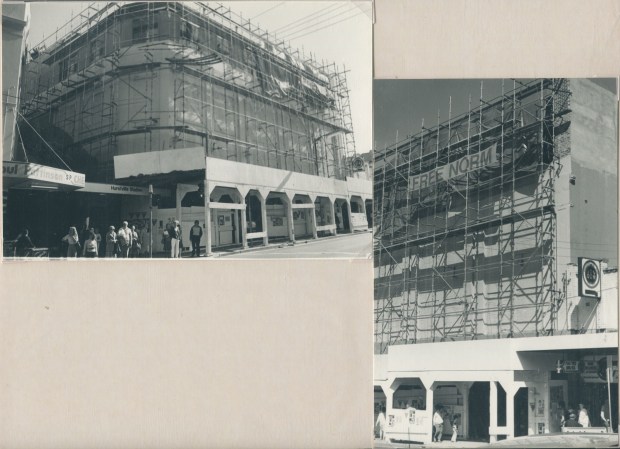 Even the Norms were free. Barter's Fire Sale, January 1985. Image courtesy Hurstville Council