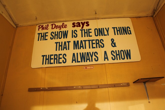 The show's over now, Philly boy.