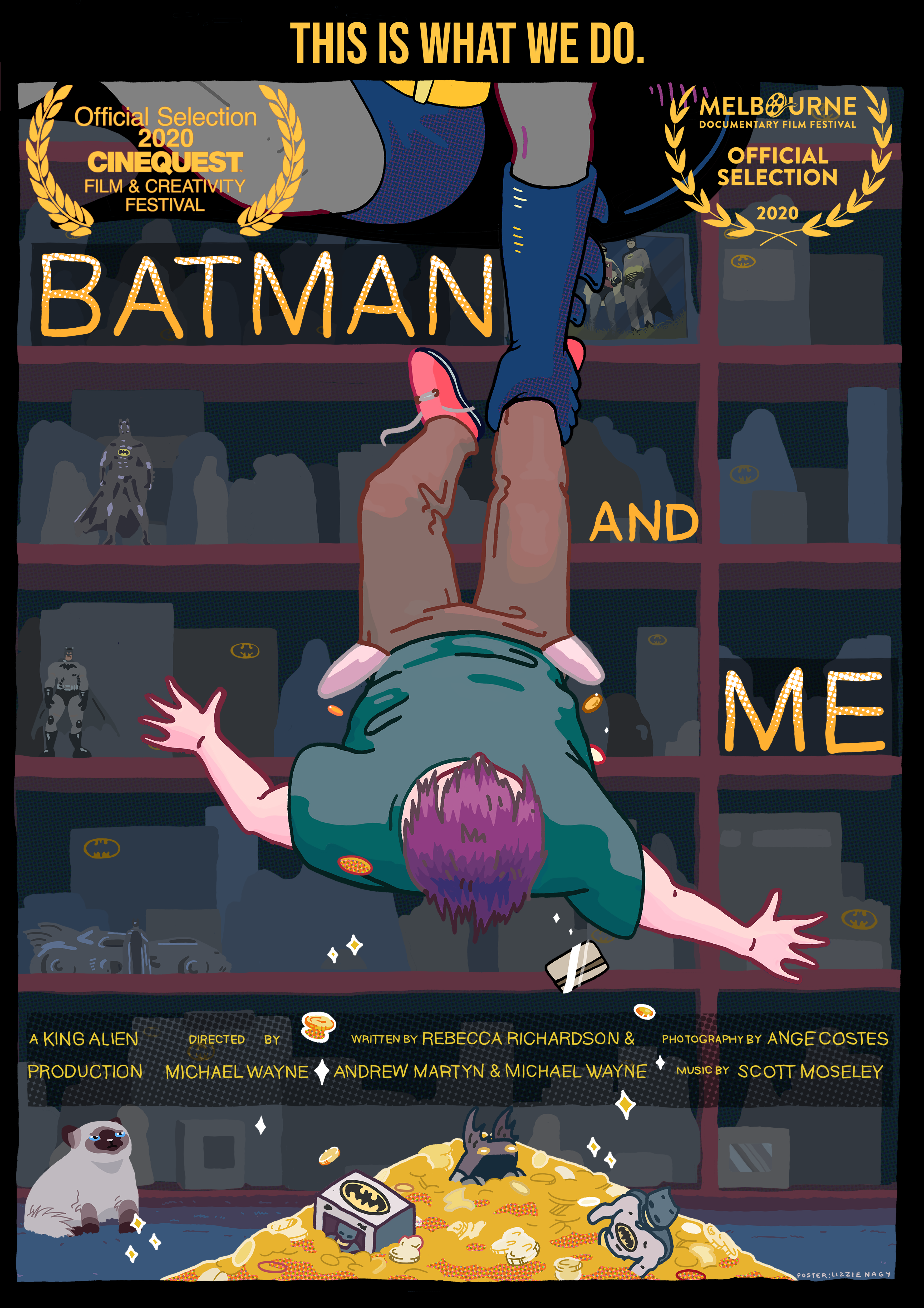 BATMAN AND ME POSTER LAUREL VERSION