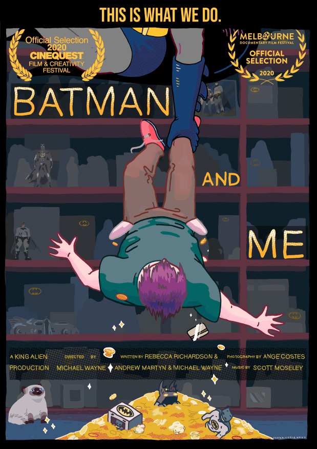 BATMAN AND ME POSTER LAUREL VERSION